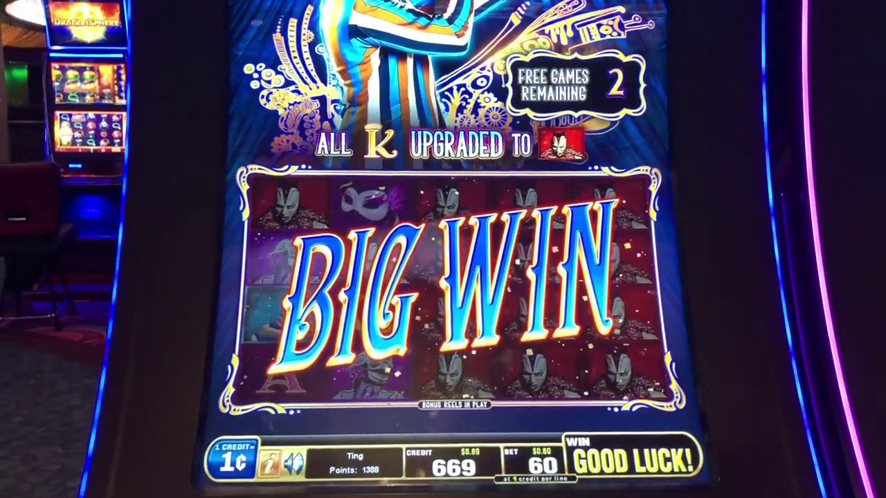 Kooza slot machine big winners